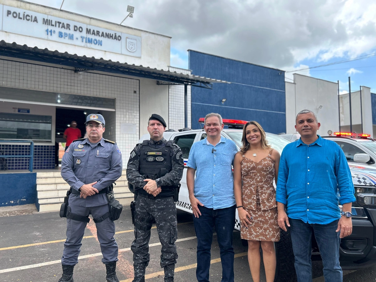 Prefeito Rafael entrega nova viatura para reforçar segurança em Timon