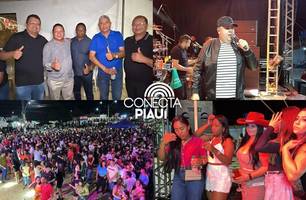 Show de Rey Vaqueiro agita comemoração dos 31 anos de Alvorada do Gurguéia (Foto: Conecta Piauí)