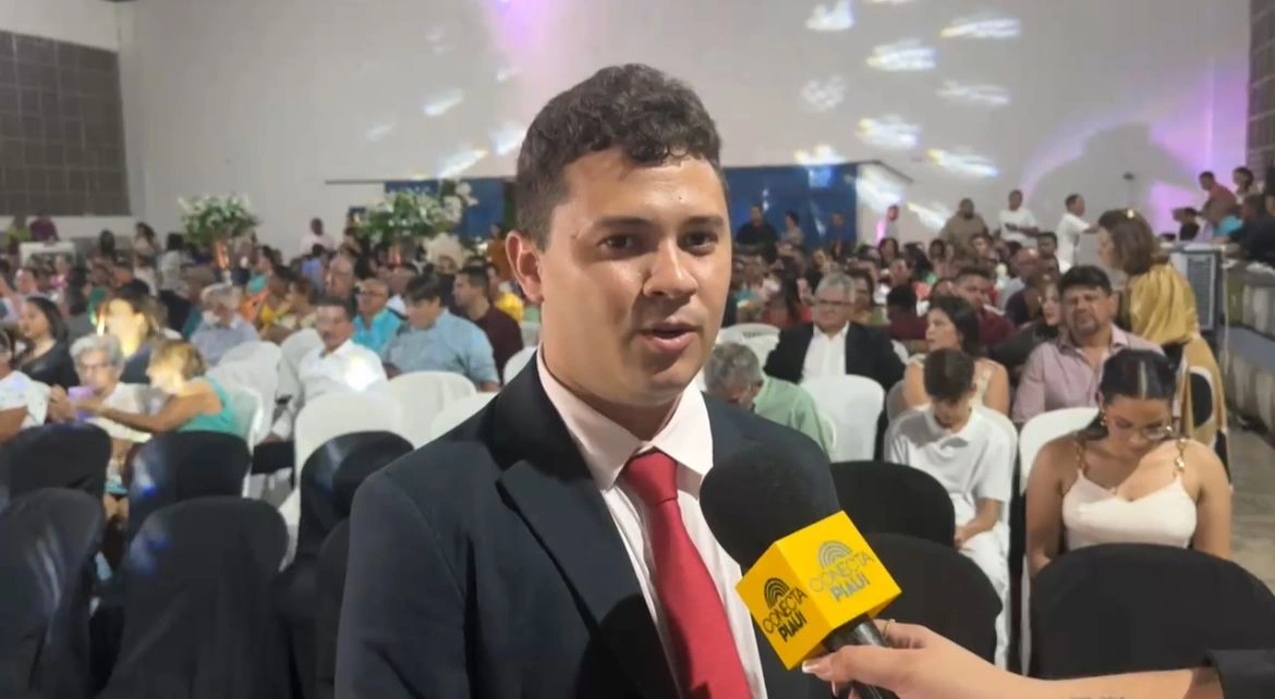 Vereador reeleito Luiz Gustavo