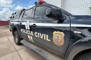 Viatura da Polícia Civil de Timon (Foto: Pedro Melo / Conecta Piauí)