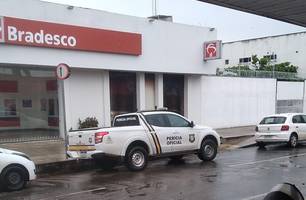 Agência do Bradesco de Timon volta a ser atacada por ladrões na madrugada (Foto: Reprodução)