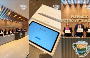 Câmara Municipal de Demerval Lobão moderniza sistema de votação com novos tablets (Foto: Reprodução)