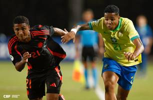 Colômbia e Brasil vão se enfrentar pela segunda rodada do hexagonal final do Sul-Americano Sub-20 (Foto: Rafael Ribeiro/CBF)