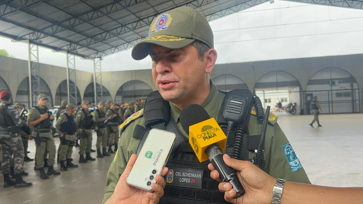 Comandante-geral da PMPI, coronel Scheiwann Lopes