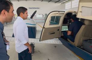 DER utiliza aeronave com equipamentos de última geração para mapeamento da malha (Foto: Reprodução)