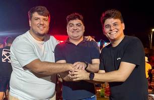 Domingo de trabalho movimentado para o deputado Oliveira Neto (Foto: Reprodução)