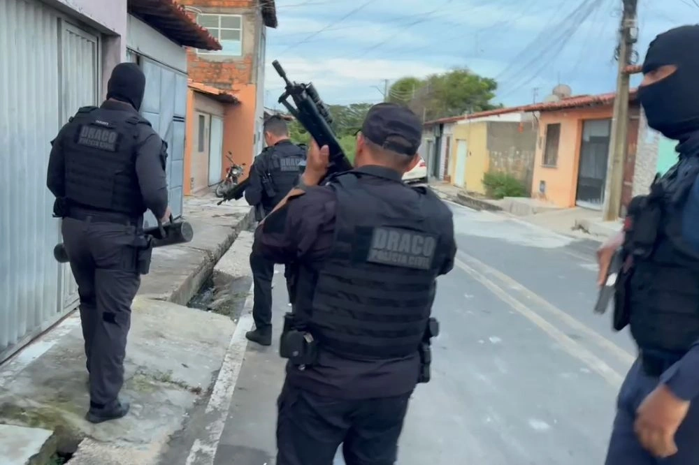 DRACO 185: polícia cumpre nove mandados de busca e cinco de prisão em Teresina