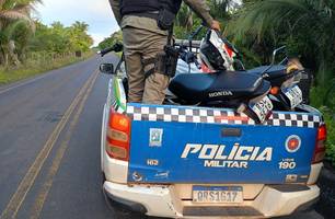 Duas motos são apreendidas durante ação da PM contra o 'grau' em Lagoa do Piauí (Foto: Polícia MIlitar)