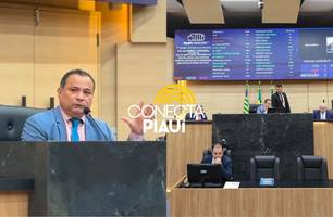 Evaldo Gomes preside a 7ª Sessão Ordinária de 2025 na Assembleia Legislativa do Piauí (Foto: Reprodução)