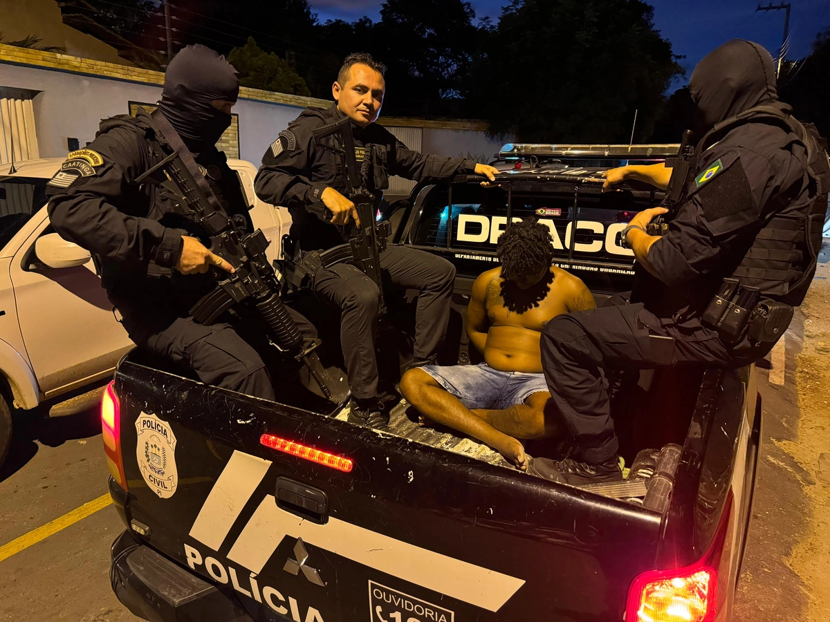 Faccionado suspeito de vários homicídios é preso em operação do Draco em Floriano