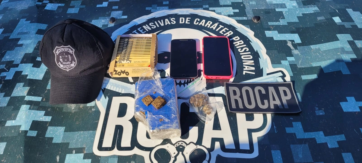 Homem é preso tentando enviar celulares e drogas para dentro de presídio em Altos