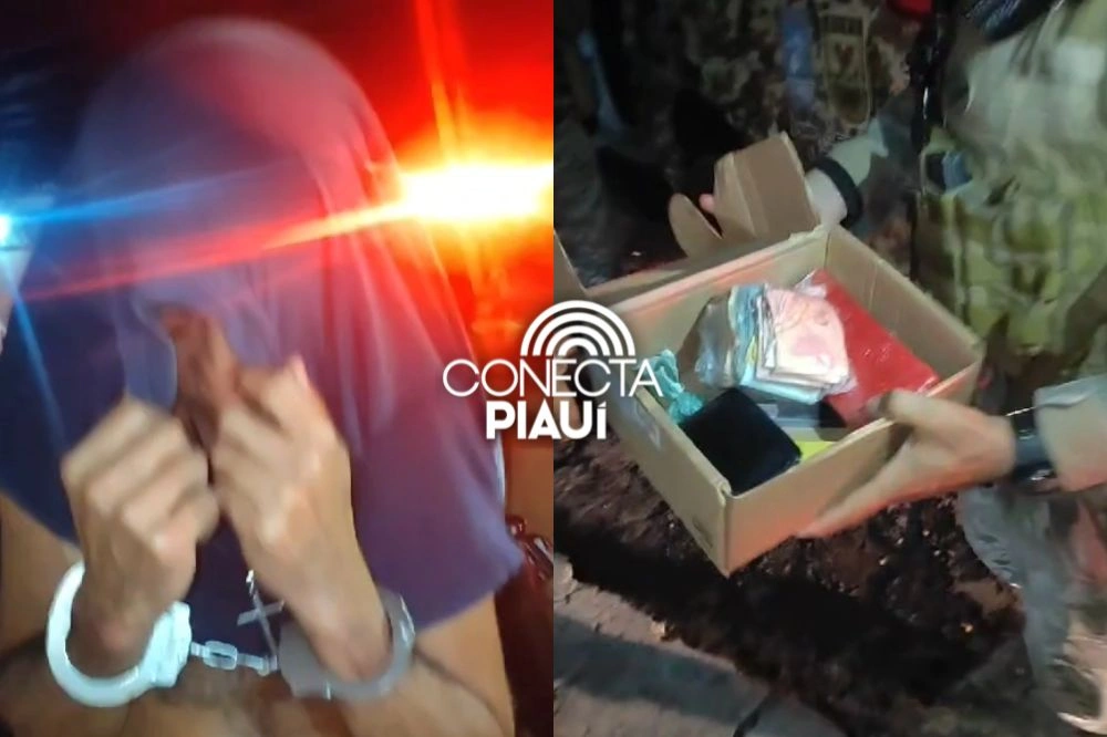 Idoso é preso grande quantidade de drogas e dinheiro na zona Norte de Teresina