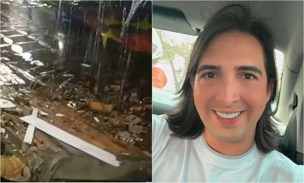Marquise de mercado desaba sobre suplente de vereador em Castelo do Piauí