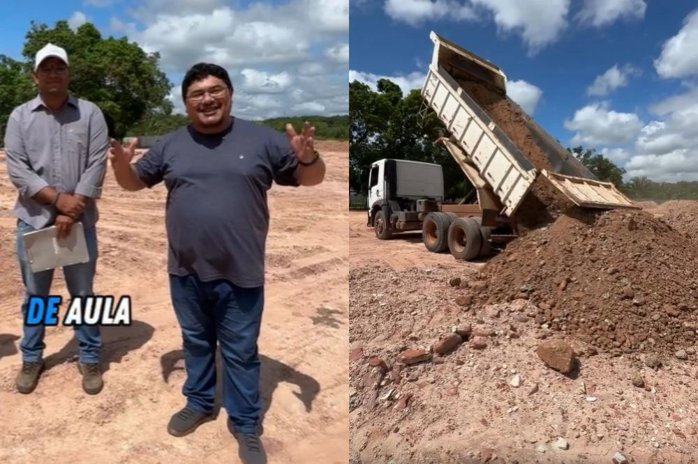 Maxwell da Mariínha visita novas obras em educação e infraestrutura de Altos