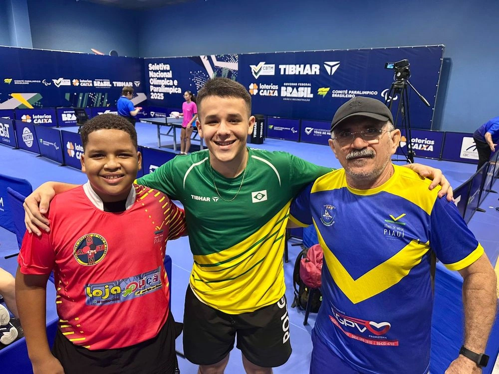 Piauiense Israel Junior faz história com título inédito e vaga na seleção brasileira de tênis de mesa