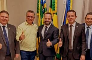 Prefeito de Nazária participa da posse da nova diretoria da APPM (Foto: Reprodução)