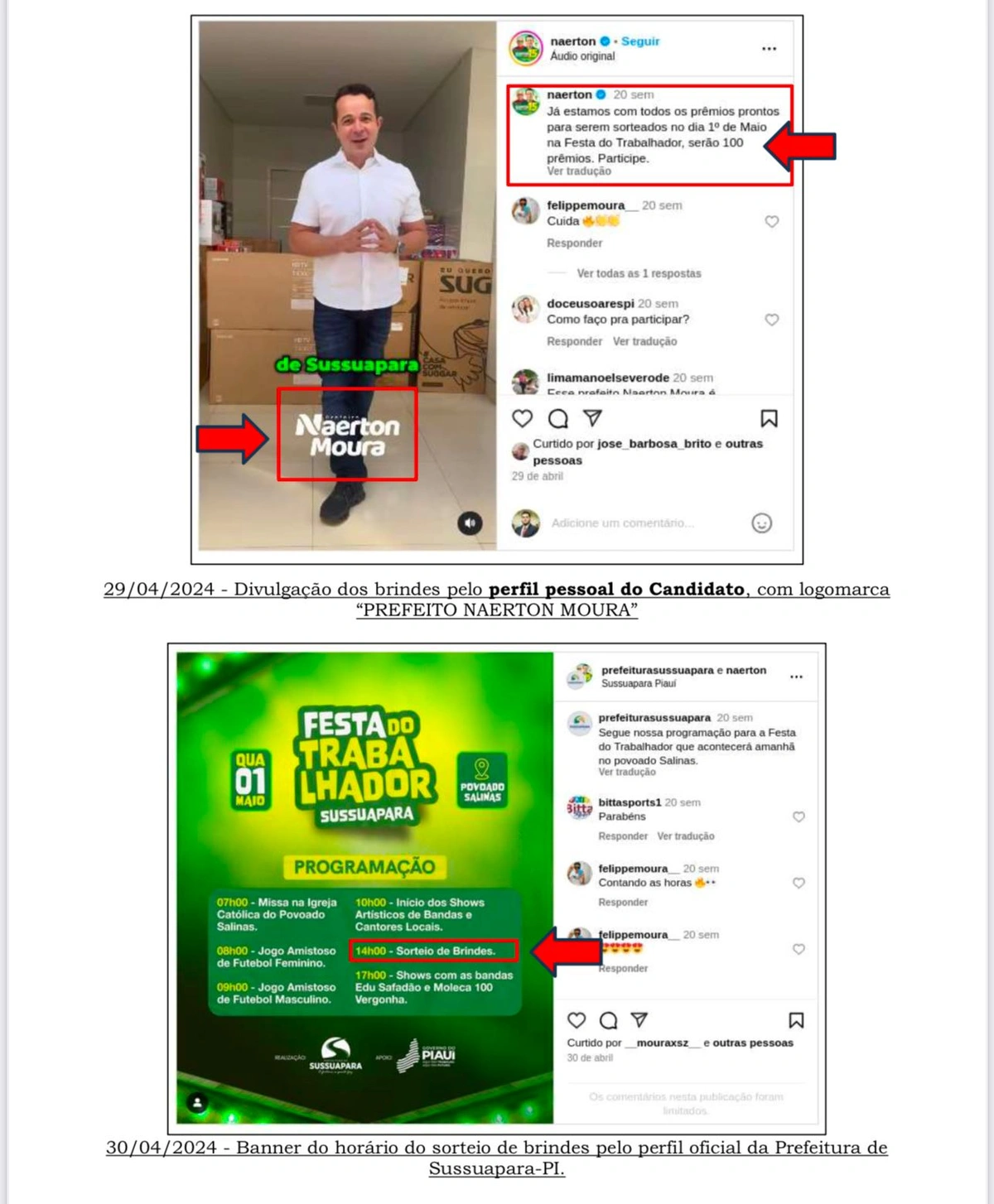 Prefeito de Sussuapara enfrenta audiência decisiva sobre possível cassação