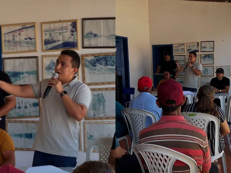 Prefeito Dr. Fabiano Araújo com população em São Francisco do Piauí