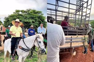 Prefeito Márcio Moura realiza remoção de animais da rua em Simplício Mendes (Foto: Reprodução - Redes sociais)