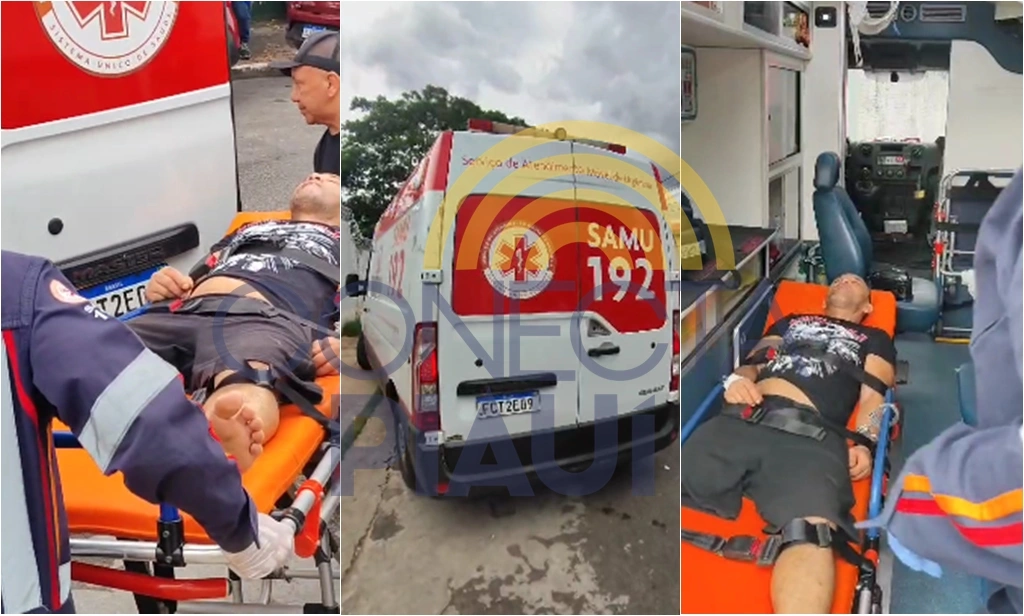 Preso por violência doméstica é encaminhado para o HUT após passar mal