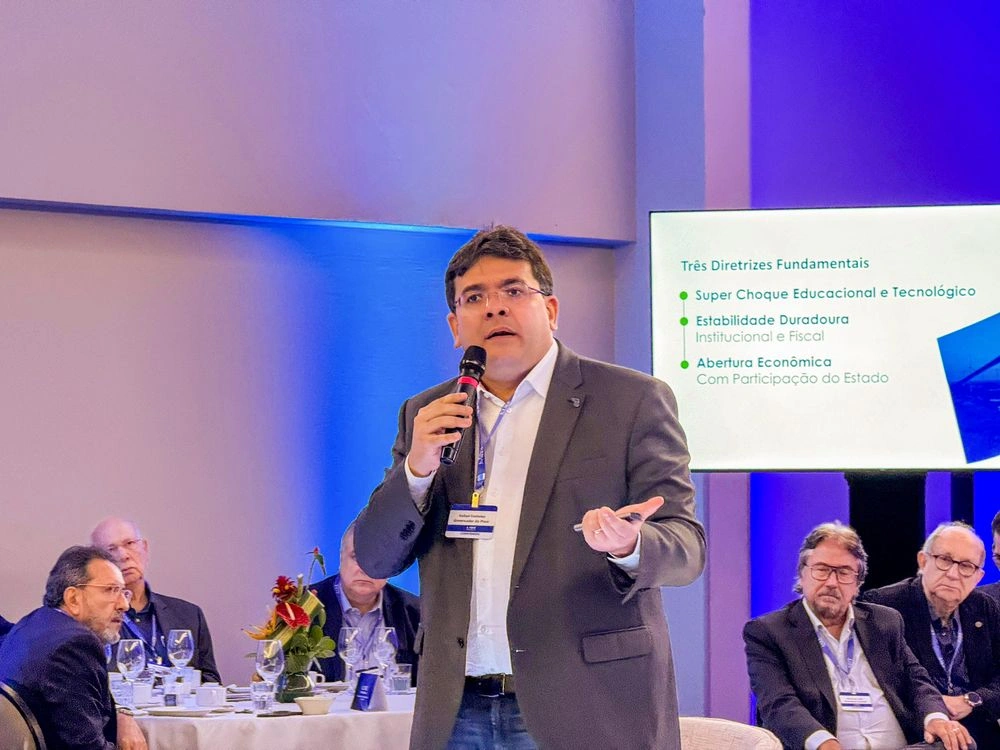 Rafael Fonteles apresenta potencial econômico do Piauí a líderes empresariais