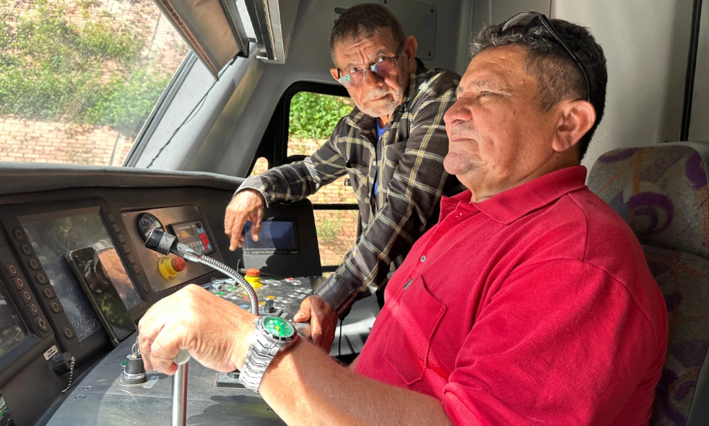 Raimundo Alves, condutor do metrô