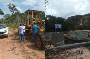 Ribeiro Gonçalves: prefeito realiza visita técnica para avaliar estradas rurais (Foto: Reprodução)