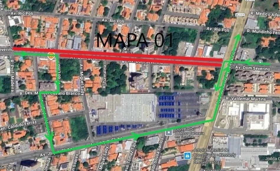 Trecho da Avenida Dom Severino será interditado para bloco Capote da Madrugada