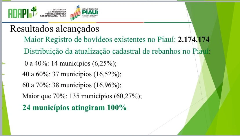 Um a cada três criadores de gado no Piauí não fez o recadastramento do rebanho