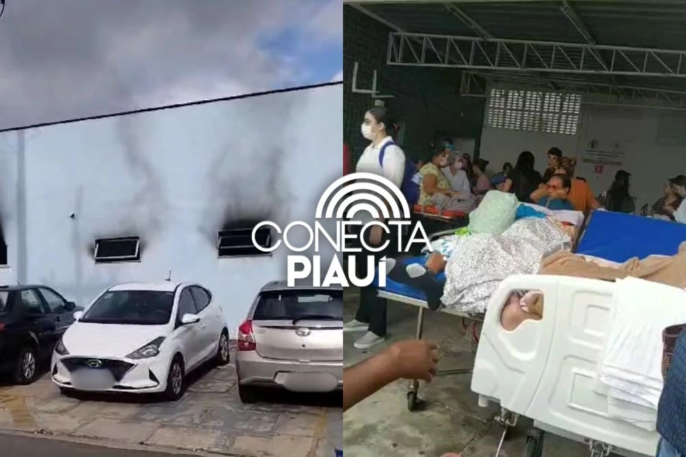 UPA do Satélite sofre princípio de incêndio e pacientes são levados para fora