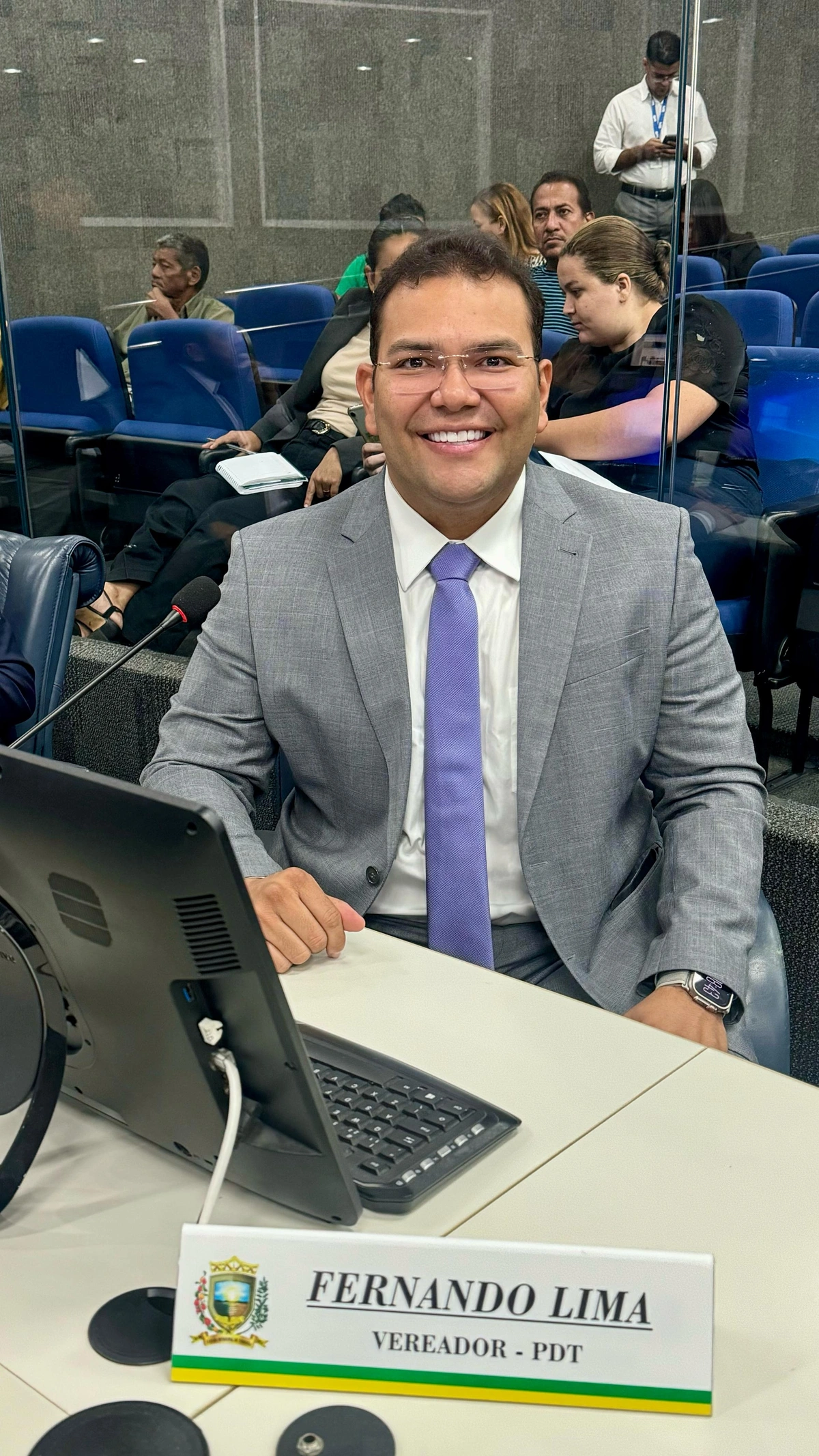 Vereador Fernando Lima defende o retorno de Charles da Silveira para Fundação Municipal de Saúde