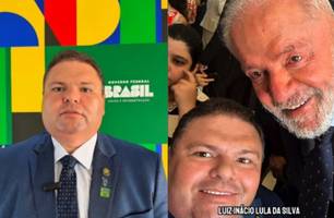 Admaelton Bezerra representa prefeitos piauienses em posse ministerial no Planalto (Foto: Reeprodução)