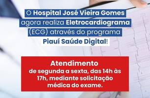 Alto Longá passa realizar eletrocardiograma pelo programa Piauí Saúde Digital (Foto: Reprodução)