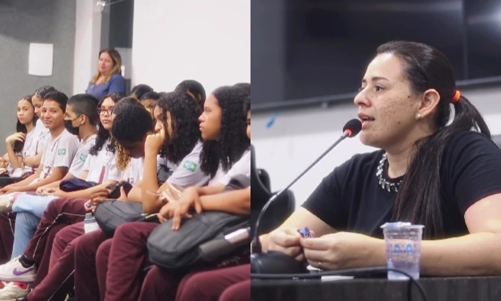 Alunos do Educandário Santo Elias visitam Câmara Municipal de José de Freitas