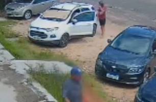 Assista: filho de vereador de Timon é assaltado na saída do Banco do Brasil (Foto: Reprodução)