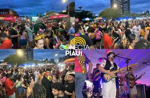 Bloco Capote da Madrugada arrasta multidão em primeiro dia de Carnaval em Teresina (Foto: Conecta Piauí)