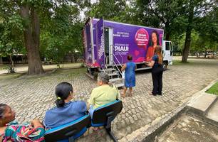 Caminhão da Mamografia realiza atendimentos no Ibama até esta quinta (20) (Foto: Divulgação)