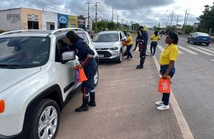 Detran-PI promove ação educativa em Altos para prevenir e reduzir acidentes (Foto: Reprodução)