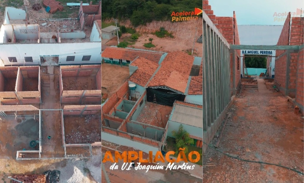 Educação em avanço: Acelera Palmeira transforma escolas com reformas e ampliações