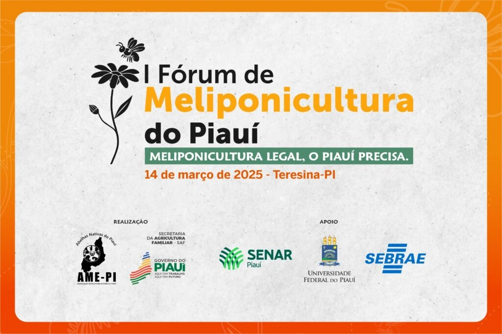 Fórum de Meliponicultura do Piauí destaca produção de mel por abelhas sem ferrão