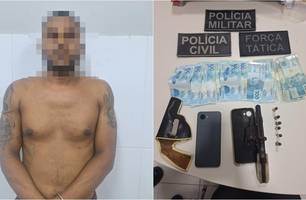 Homem é perseguido pela polícia, faz família de refém e é preso no Piauí (Foto: Reprodução)