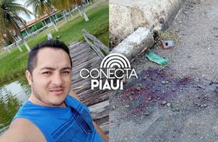 Homem em motocicleta desvia de cachorro, bate contra mureta e morre no Piauí (Foto: Reprodução e Cidades na Net)