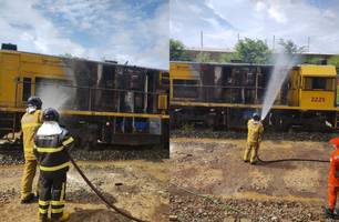 Incêndio atinge Terminal de Petróleo em Teresina; bombeiros controlaram as chamas (Foto: Reprodução)
