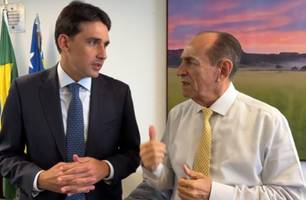 Marcelo Castro e ministro discutem retomada dos voo para São Raimundo Nonato (Foto: Reprodução)
