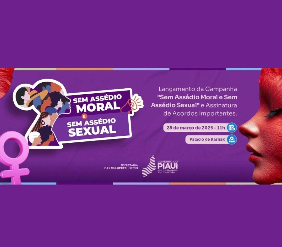 Março Mulher: Governo do Piauí lança pacote de medidas para combater violência contra as mulheres