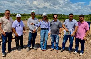Obra do IFPI avança em Esperantina e autoridades visitam o local (Foto: Reprodução)