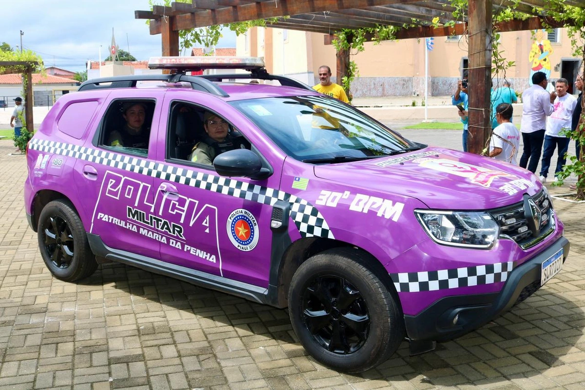 Polícia Militar do Piauí contempla 30º BPM com viatura da Patrulha Maria da Penha