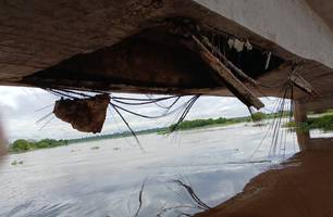 Ponte da BR 316 em Santa Inês apresenta risco de queda e tem interdição prevista (Foto: Reprodução)