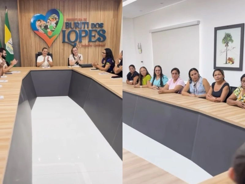 Prefeita de Buriti dos Lopes se reúne com equipe da APAE