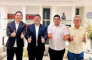 Prefeito Alandelon se reúne com governador para discutir avanços para Madeiro (Foto: Reprodução)